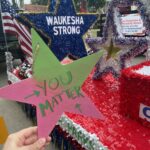 City of Waukesha, WI 4th of July Parade with HOPE star saying "You Matter"