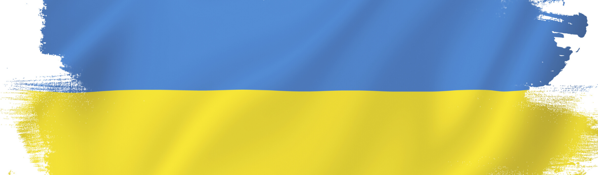 Paint colors to symbolize Ukraine Flag